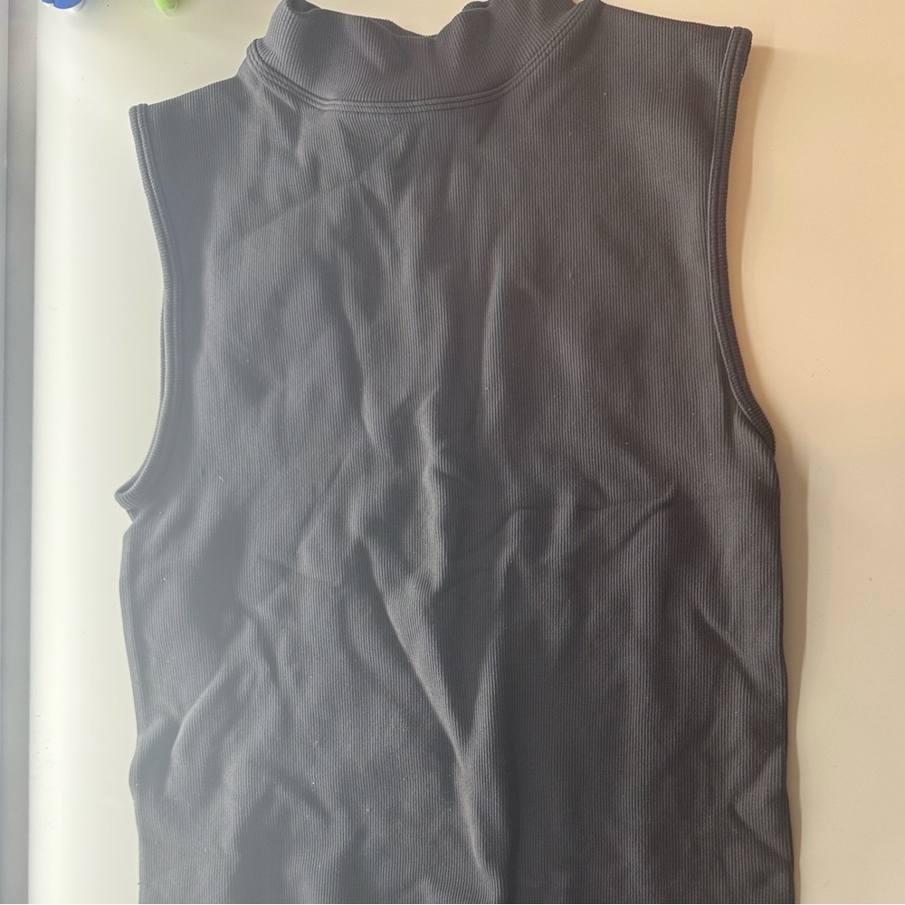 Gray Sleeveless Women's Top